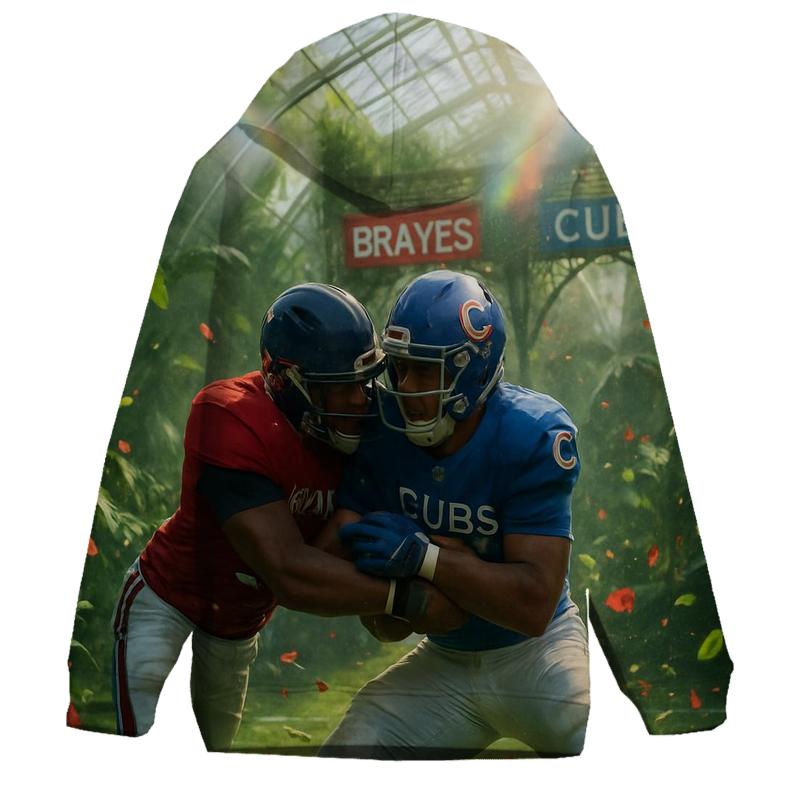 Garden Arena Clash In A Giant Greenhouse zip-up hoodies