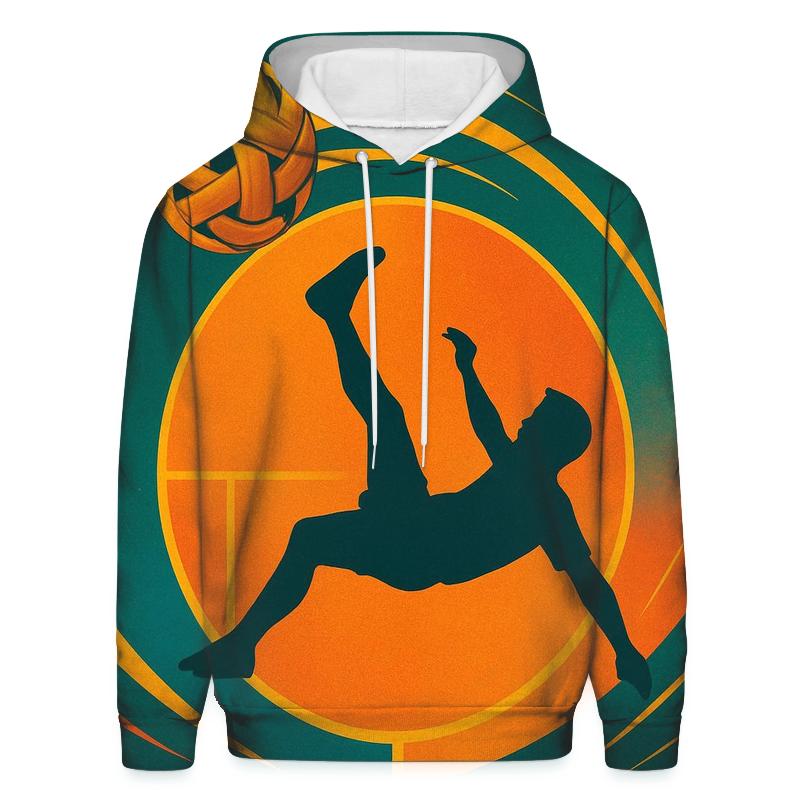 Sepak Takraw Orbital Bicycle Kick Thailand premium hoodies