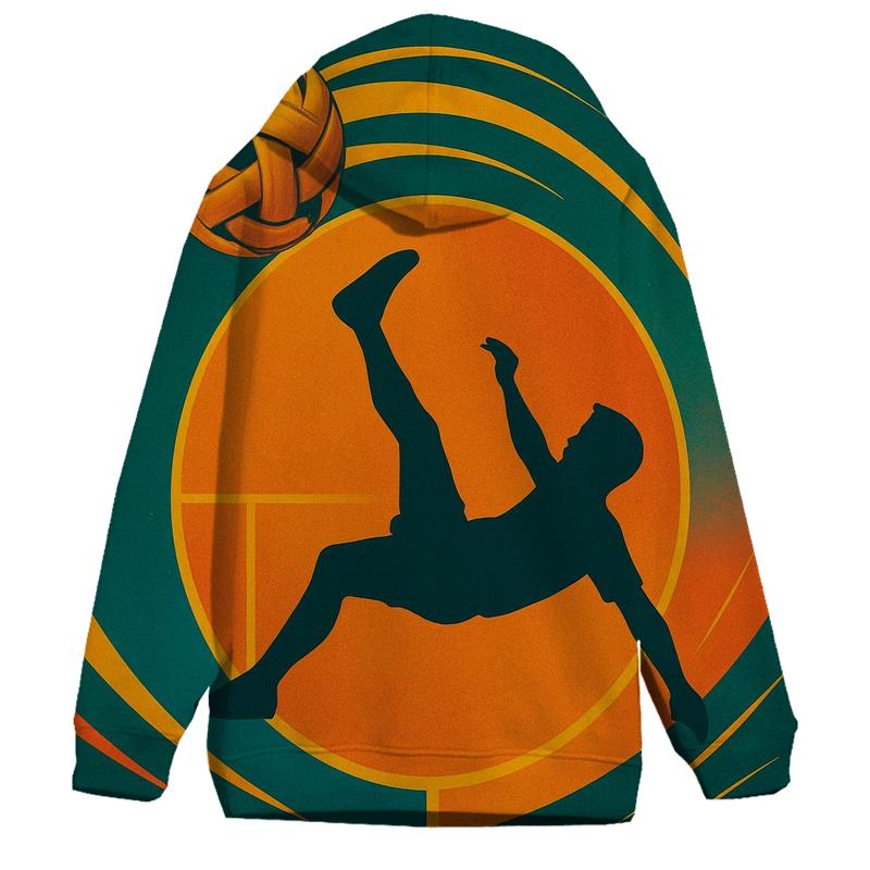 Sepak Takraw Orbital Bicycle Kick Thailand premium hoodies