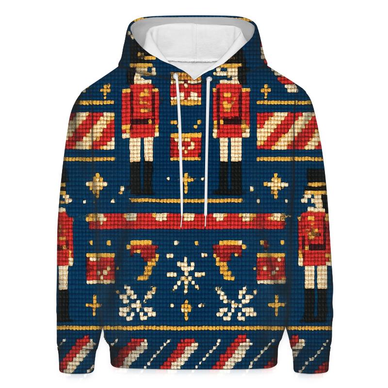 Nutcracker Carousel Stripe Mosaic Design lightweight hoodies
