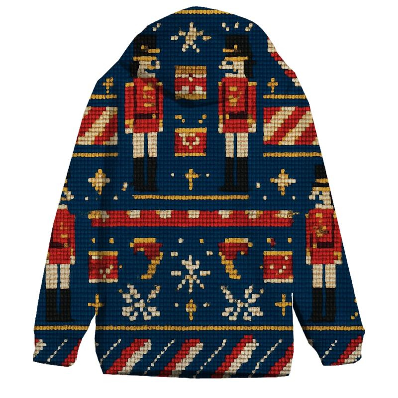 Nutcracker Carousel Stripe Mosaic Design lightweight hoodies