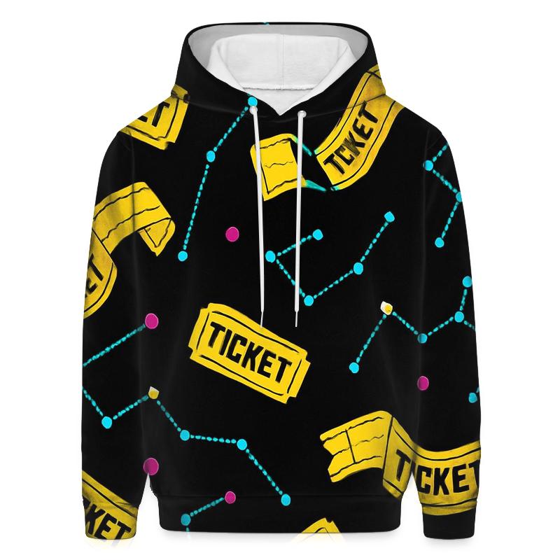 Arcade Prize Ticket Constellations custom hoodies