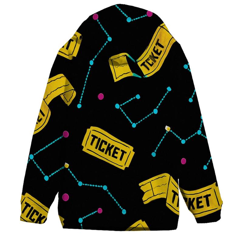 Arcade Prize Ticket Constellations custom hoodies