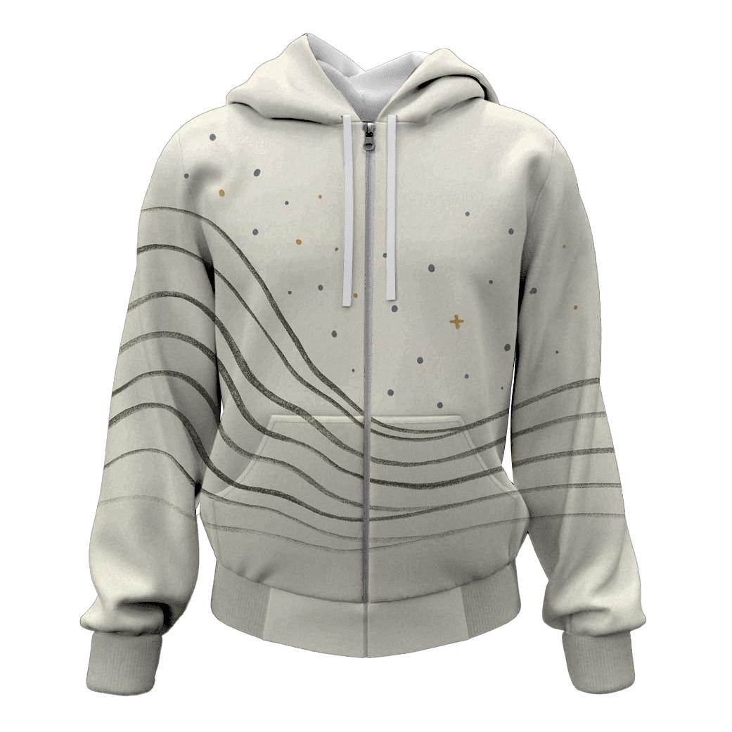 Breathline Constellation graphic hoodies