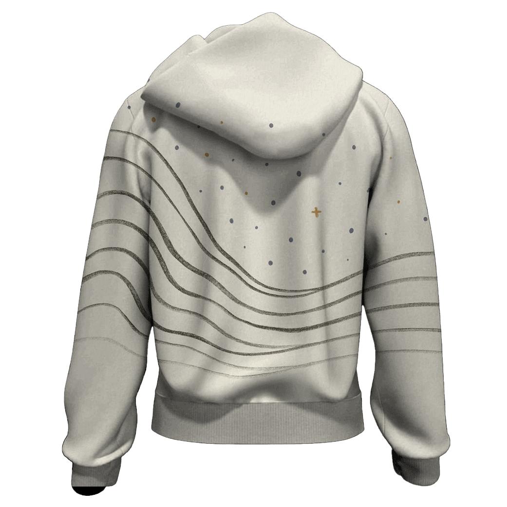 Breathline Constellation graphic hoodies