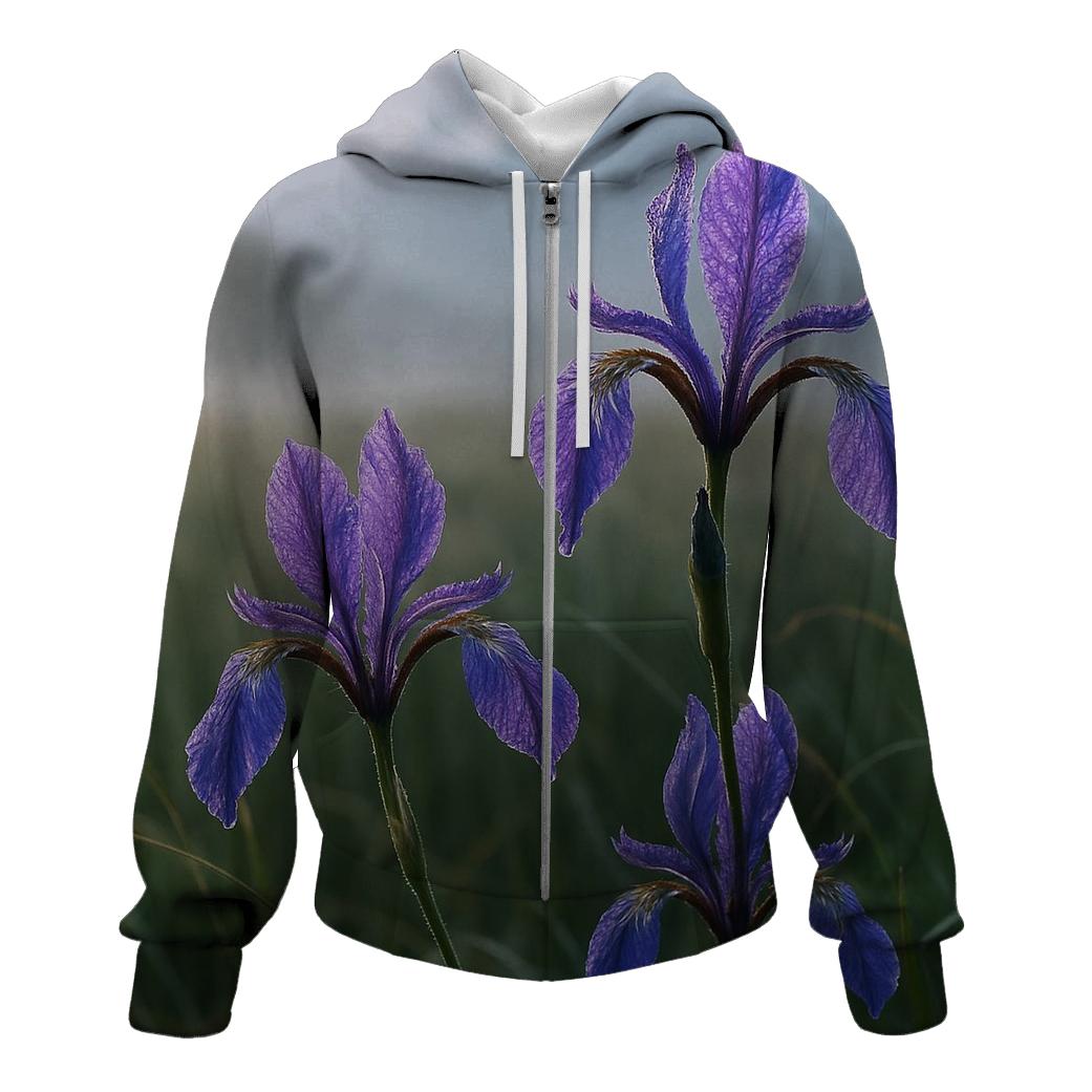 Wild Iris Survey In A Mountain Fen hoodie styles