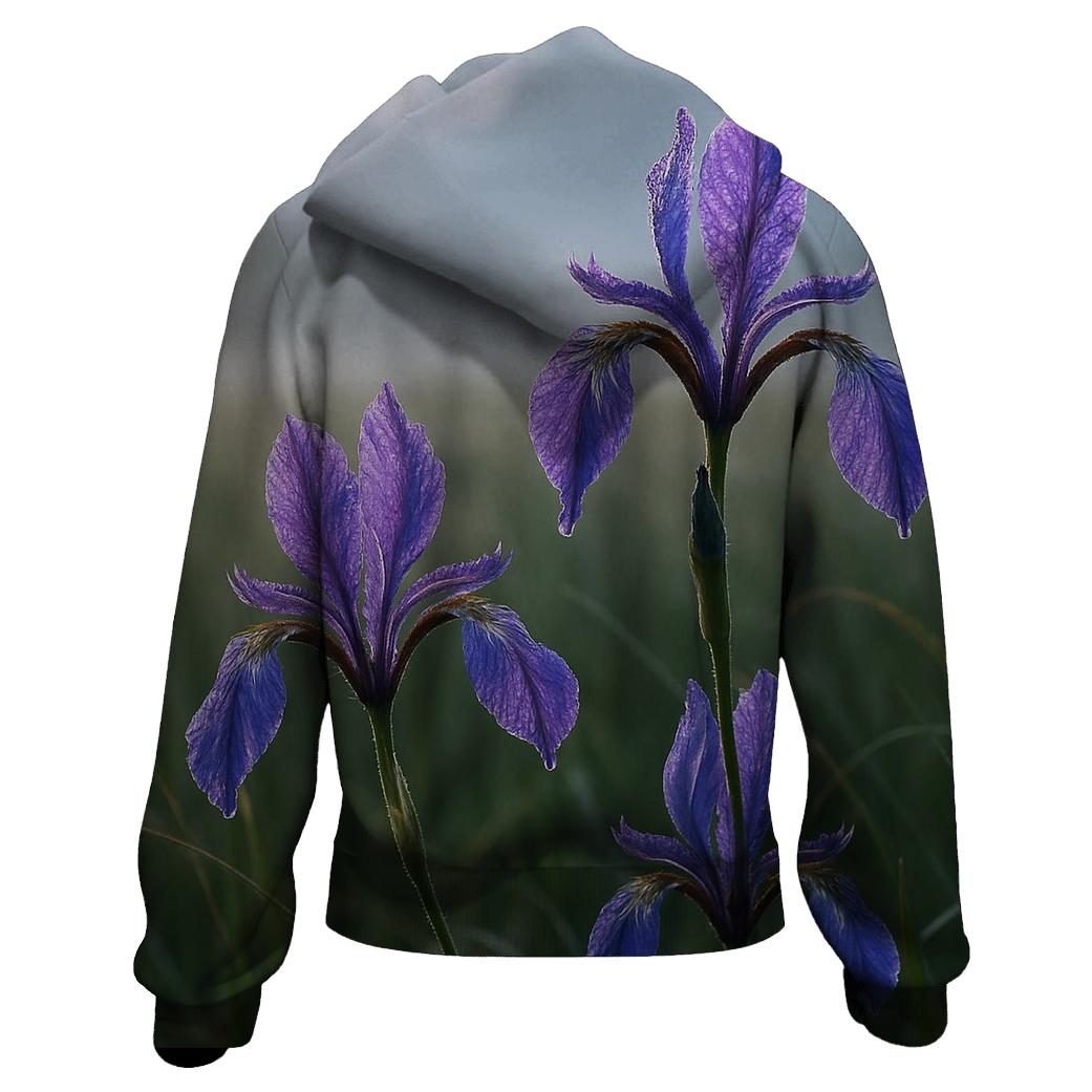 Wild Iris Survey In A Mountain Fen hoodie styles