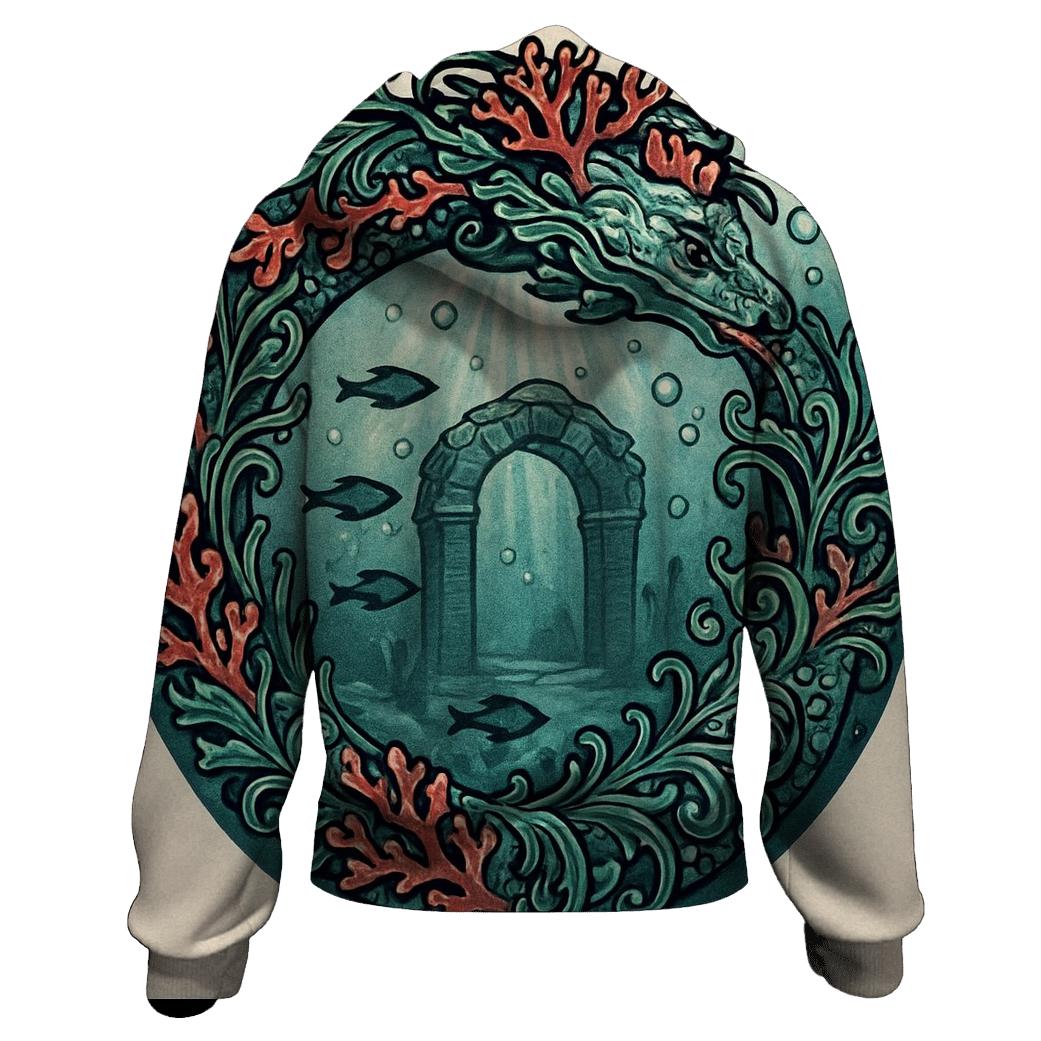 Coral Reef Ouroboros Guardian hoodie styles