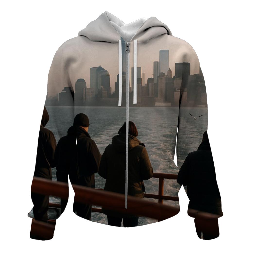 Staten Island Ferry Wake Toward Lower Manhattan hoodies fashion