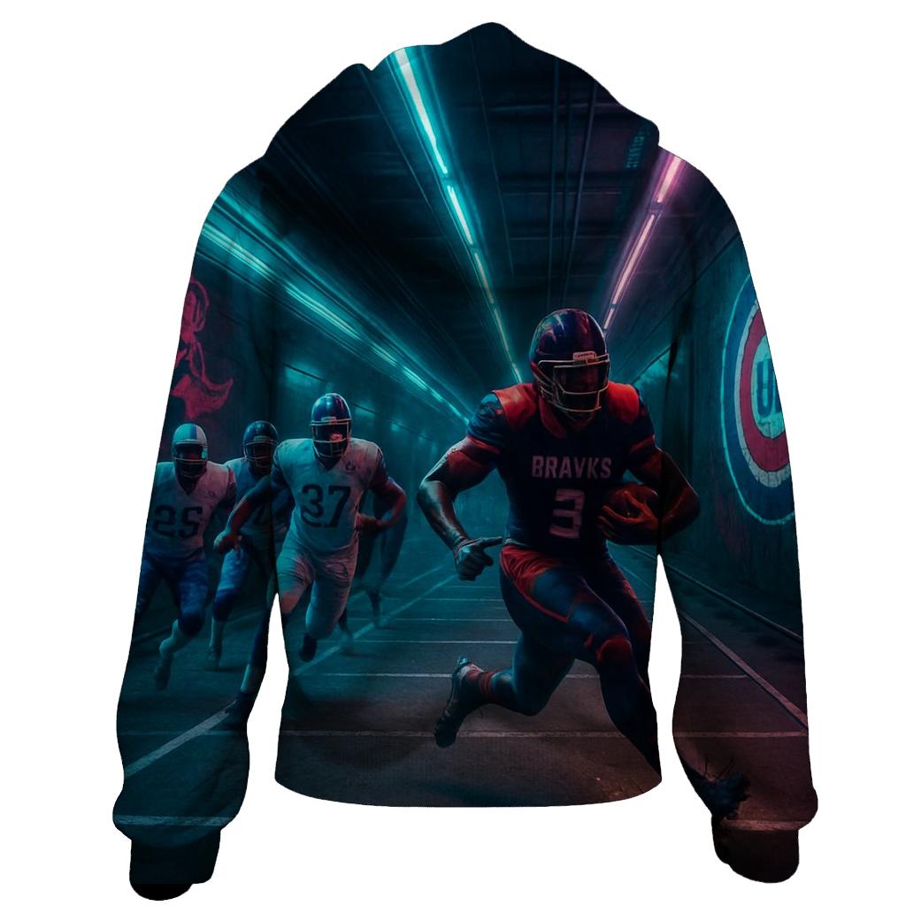 Underground Train Tunnel Kickoff Standoff premium hoodies