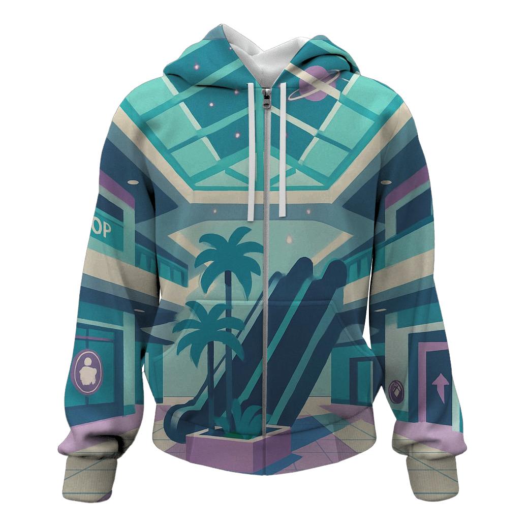 Vector Space Mall Atrium hoodie trends