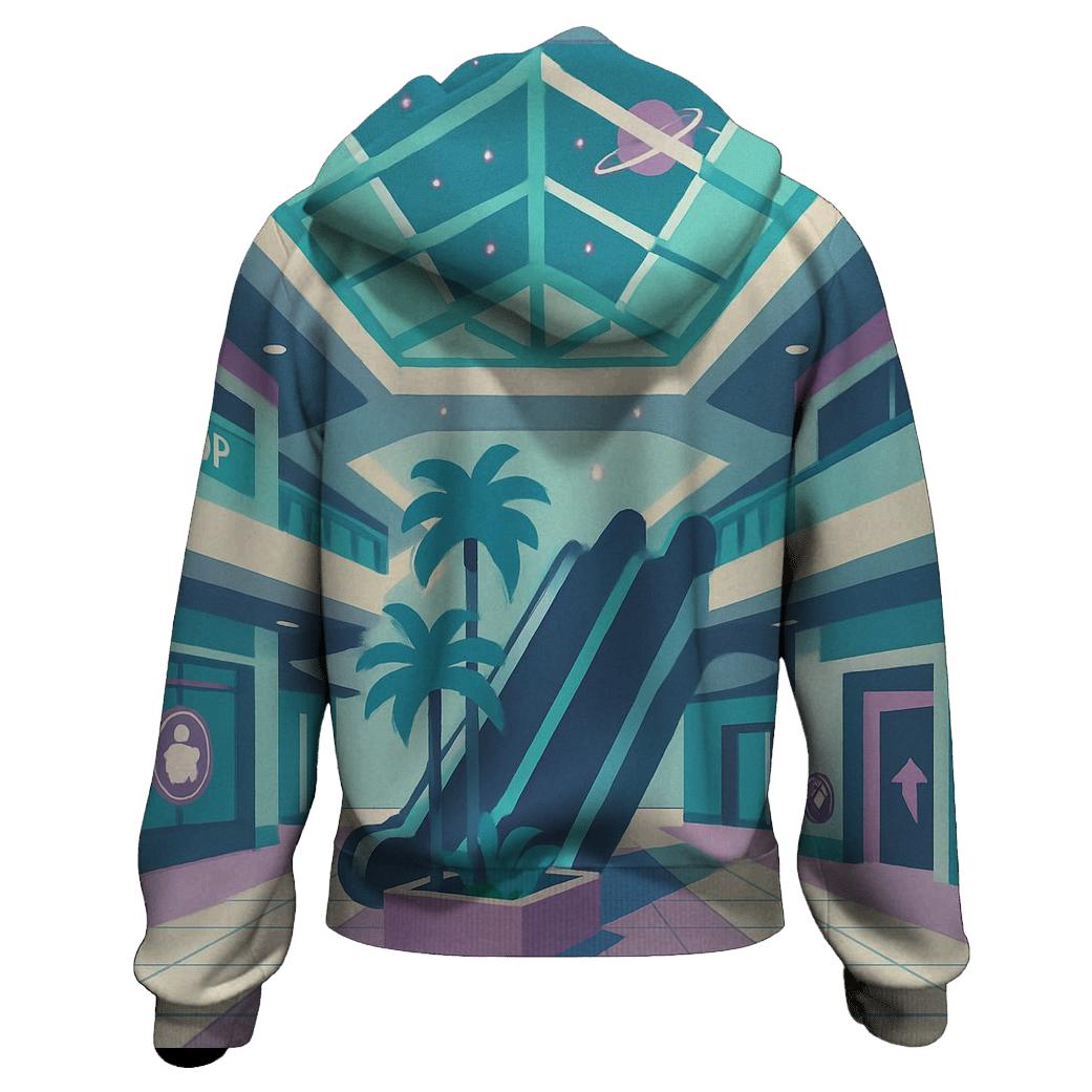 Vector Space Mall Atrium hoodie trends