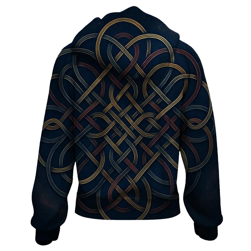Infinite Weave Nebula embroidered hoodies