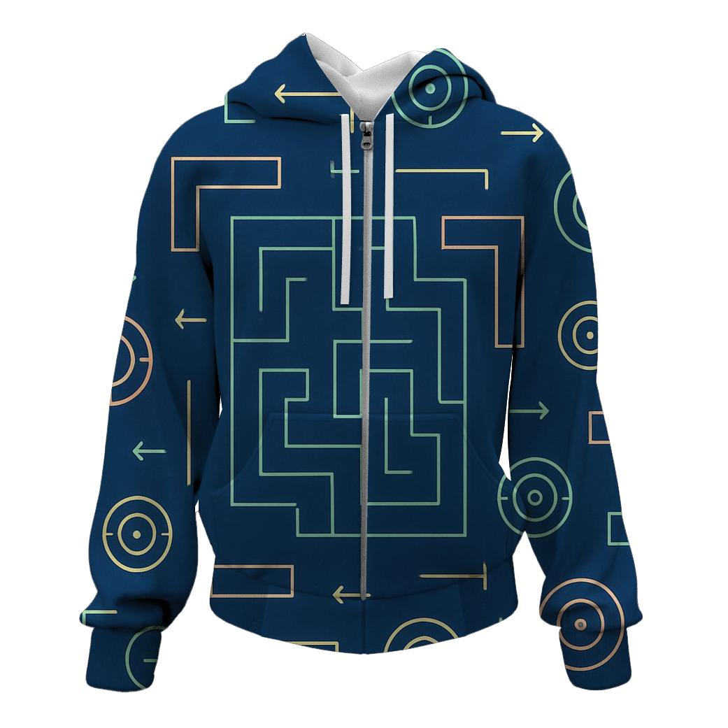 Pastel Laser Tag Blueprint premium hoodies