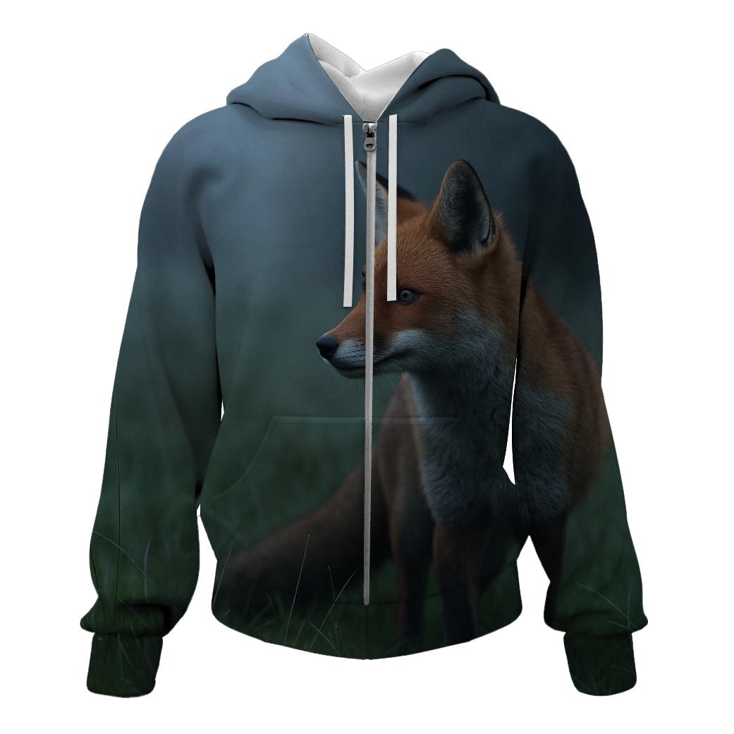 Mistbank Red Fox Listen premium hoodies