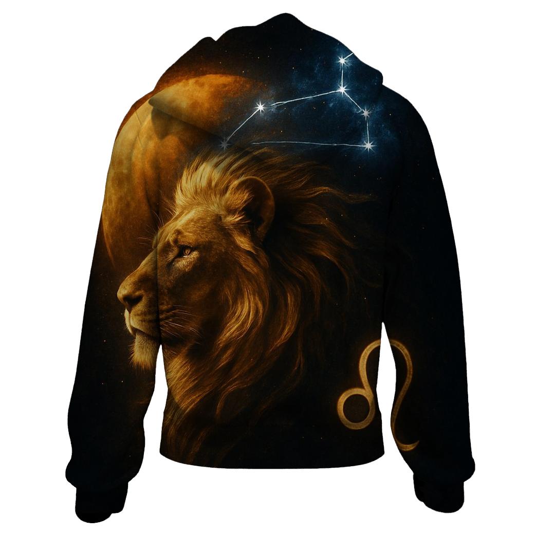 Leo Solar Crown Constellation Roar designer hoodies