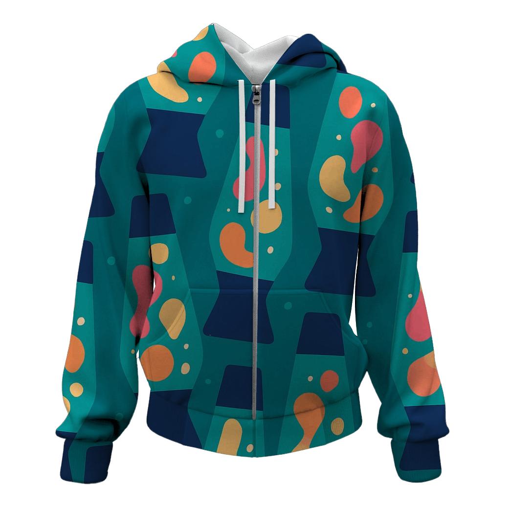 Psychedelic Lava Lamp Drift custom hoodies
