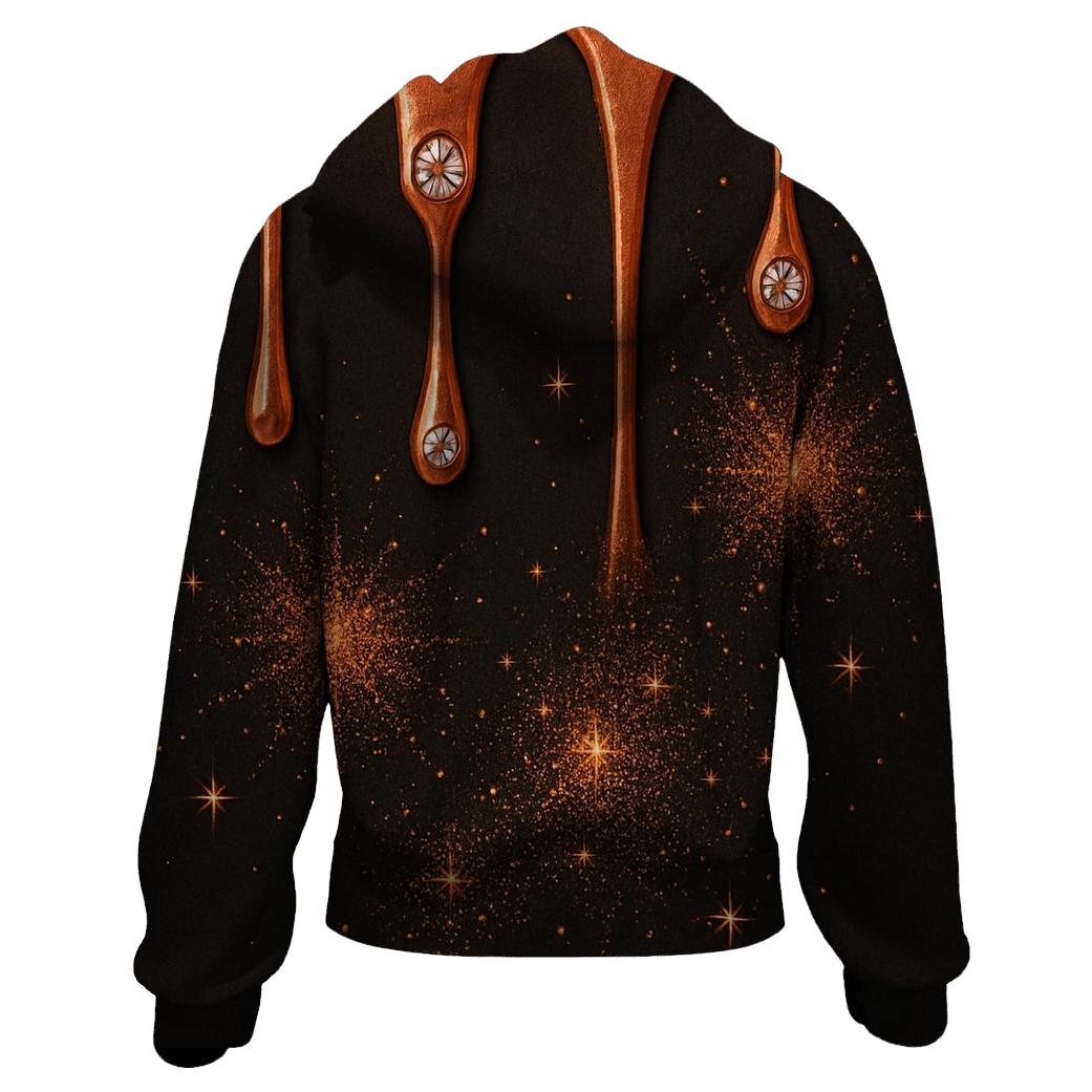 Copper Meteor Dripline custom hoodies
