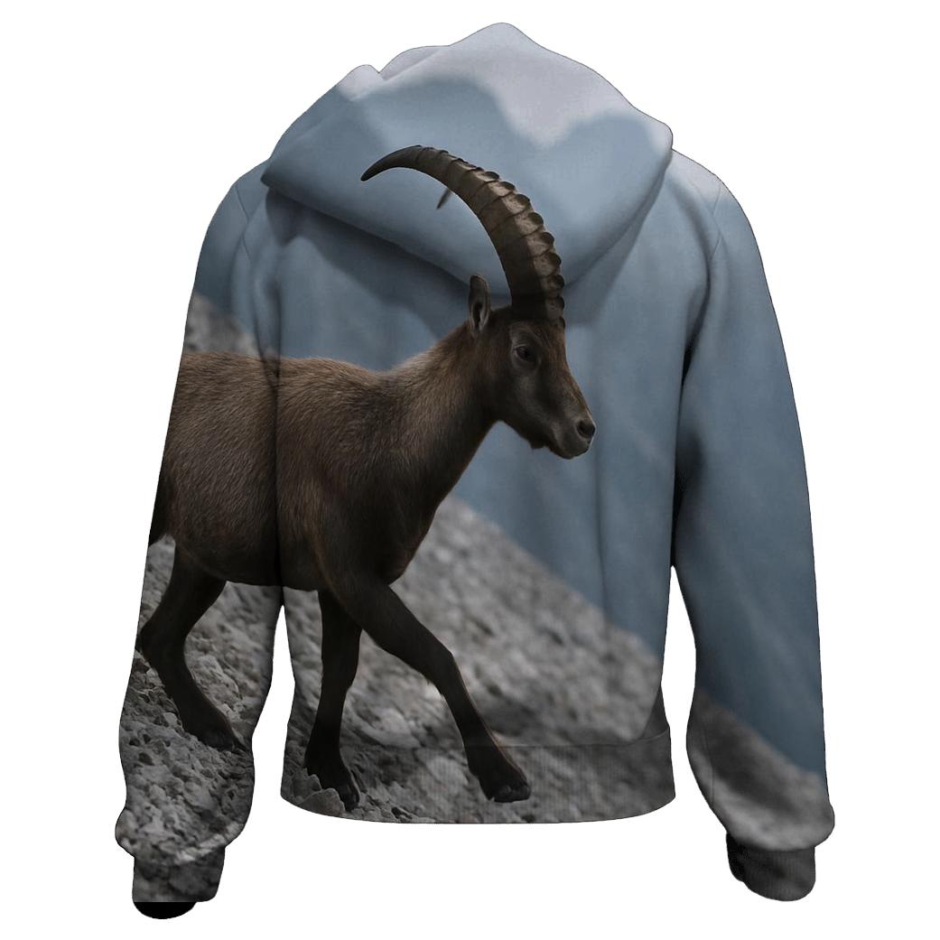 High Scree Ibex Traverse graphic hoodies