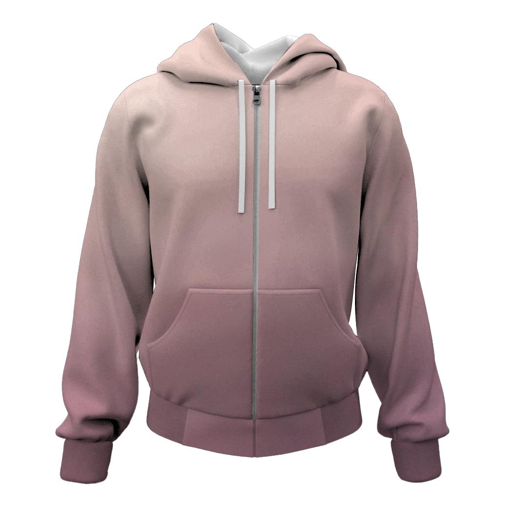Rose Quartz Mist Fade hoodie styles