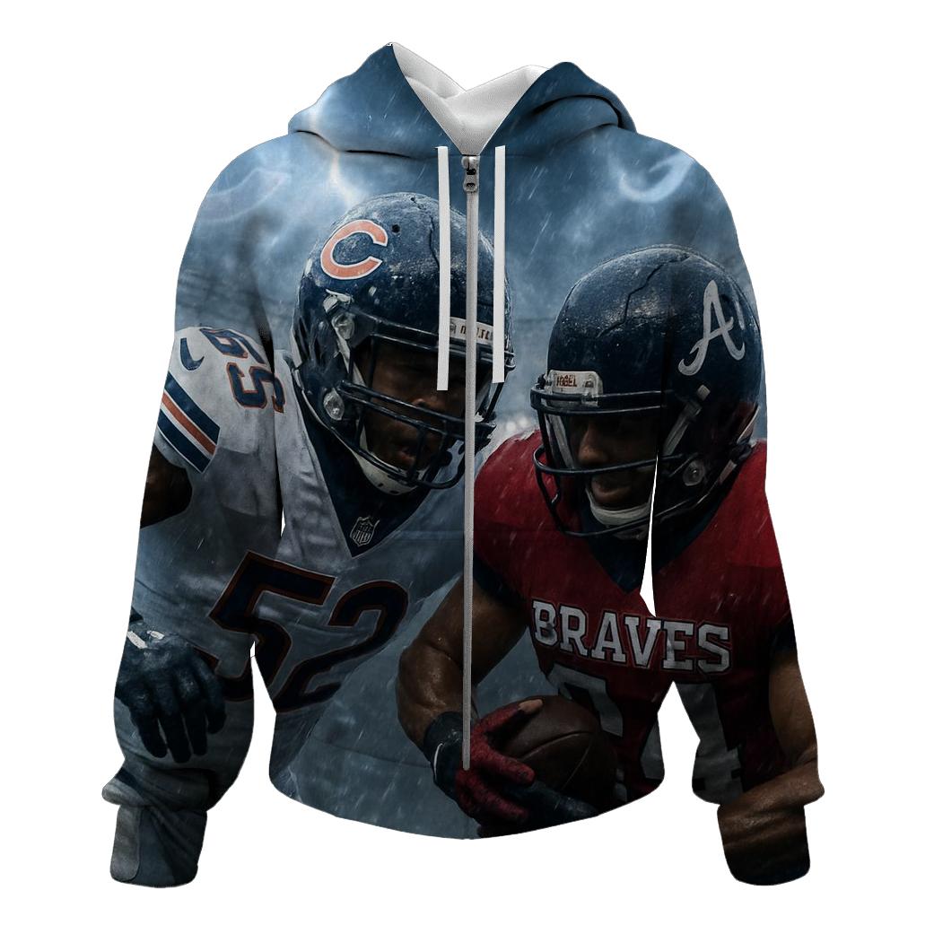 Stormfront Blitz In A Lightning Filled Sky Dome pullover hoodies