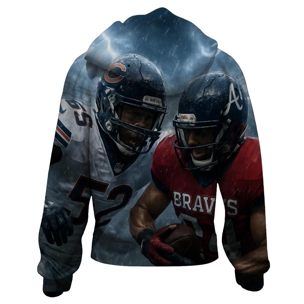 Stormfront Blitz In A Lightning Filled Sky Dome pullover hoodies