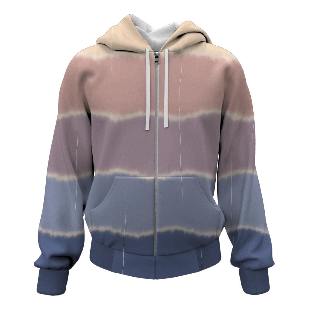 Horizon Stripes Distant Ringscape graphic hoodies
