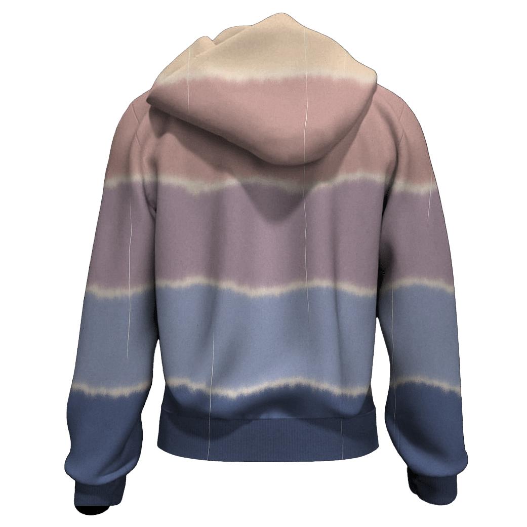 Horizon Stripes Distant Ringscape graphic hoodies