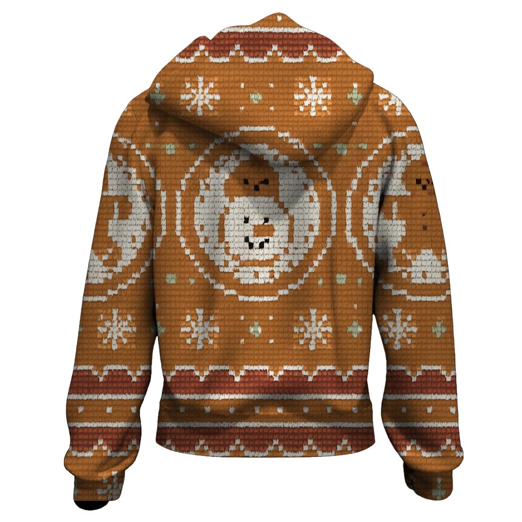 Gingerbread Snowman Medallion Bands Design hoodie trends