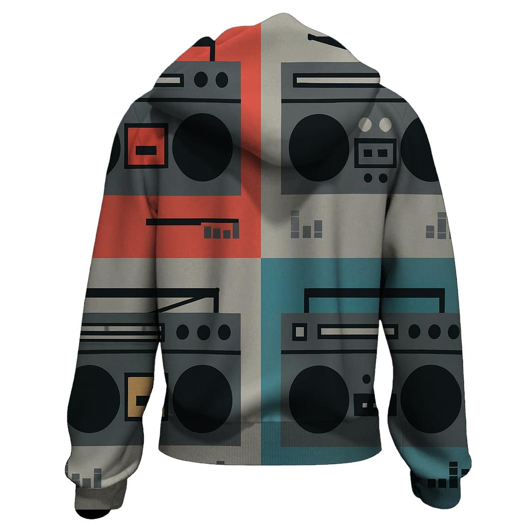 Boombox Block Color Stack premium hoodies