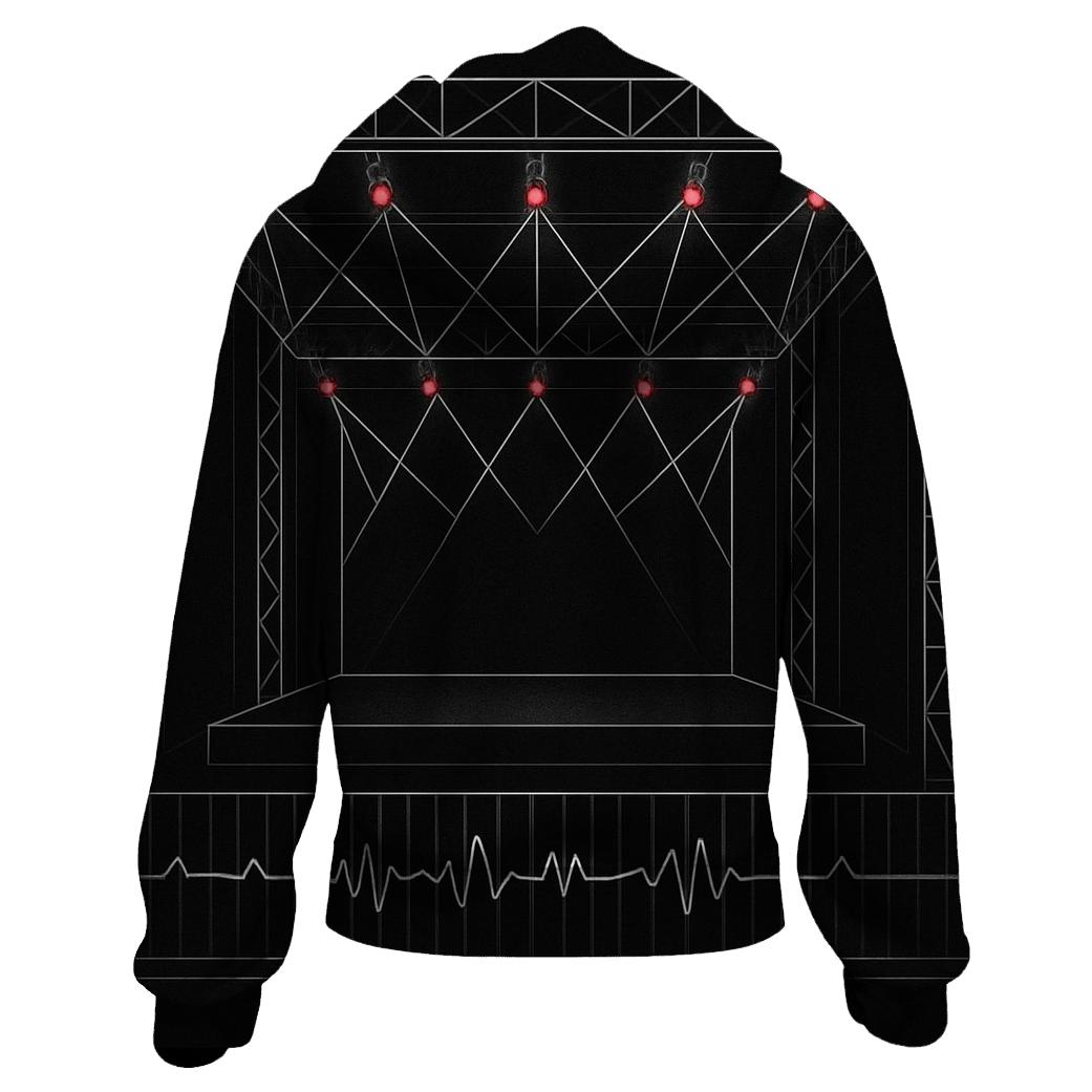 Concert Stage Wireframe heavyweight hoodies