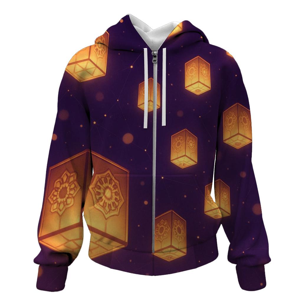 Lantern Festival Sky Geometry hoodie designs