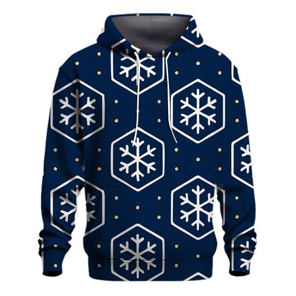 Snowflake Constellation Tessellation embroidered hoodies