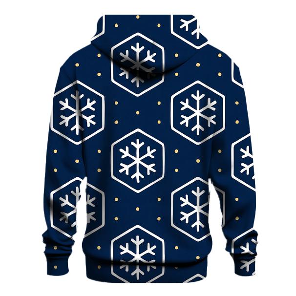Snowflake Constellation Tessellation embroidered hoodies
