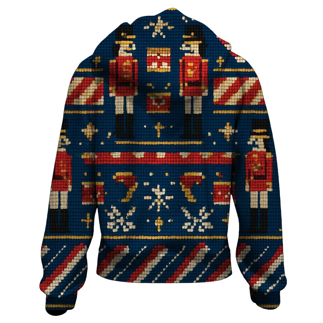 Nutcracker Carousel Stripe Mosaic Design premium hoodies