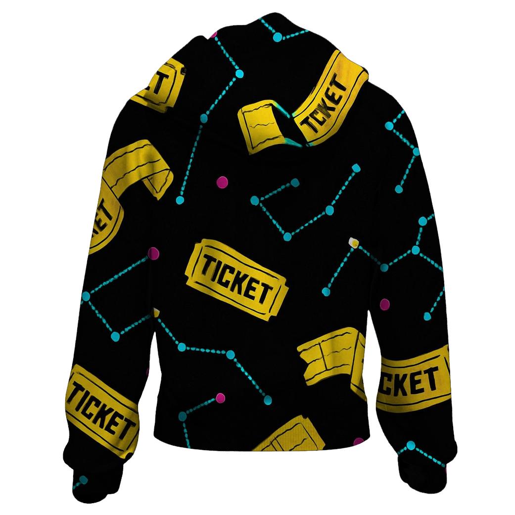 Arcade Prize Ticket Constellations hoodie styles