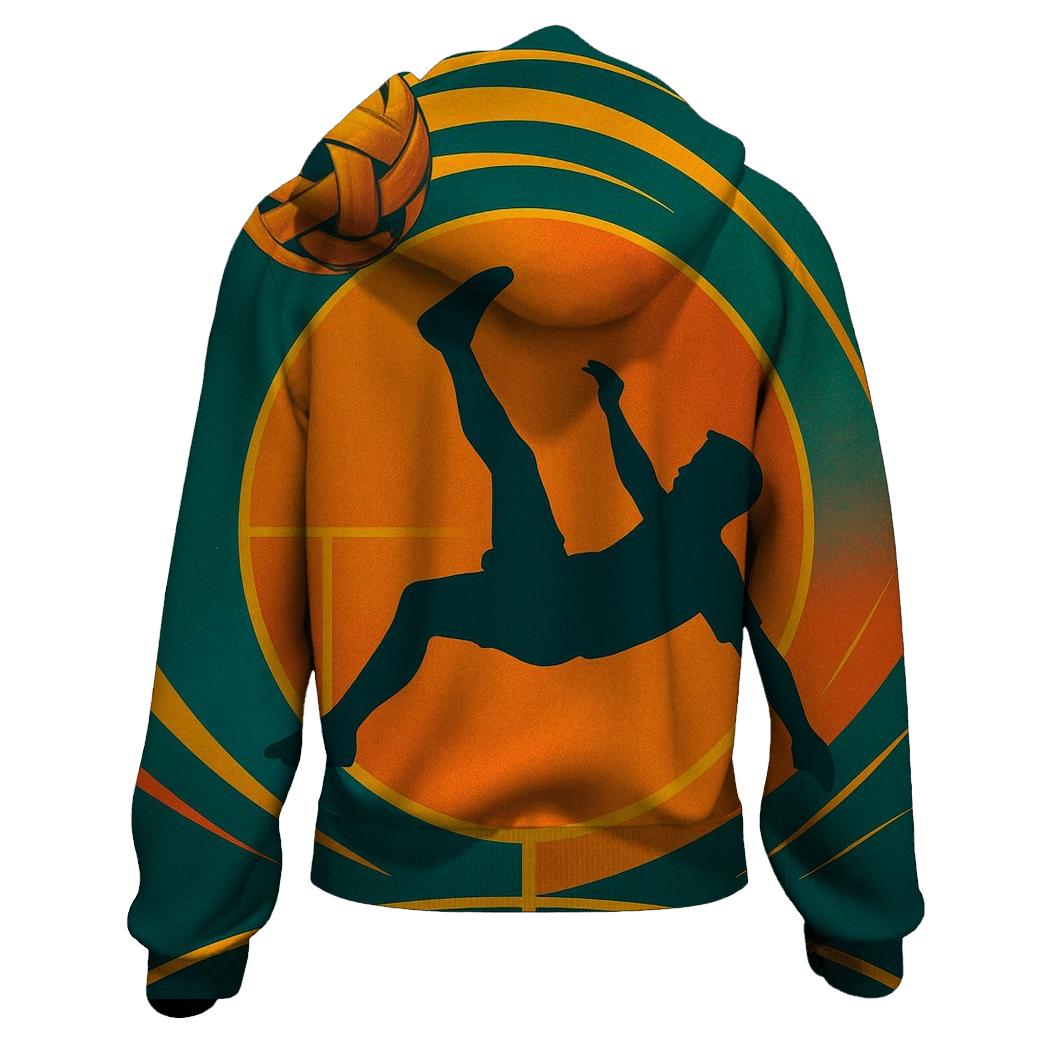 Sepak Takraw Orbital Bicycle Kick Thailand pullover hoodies