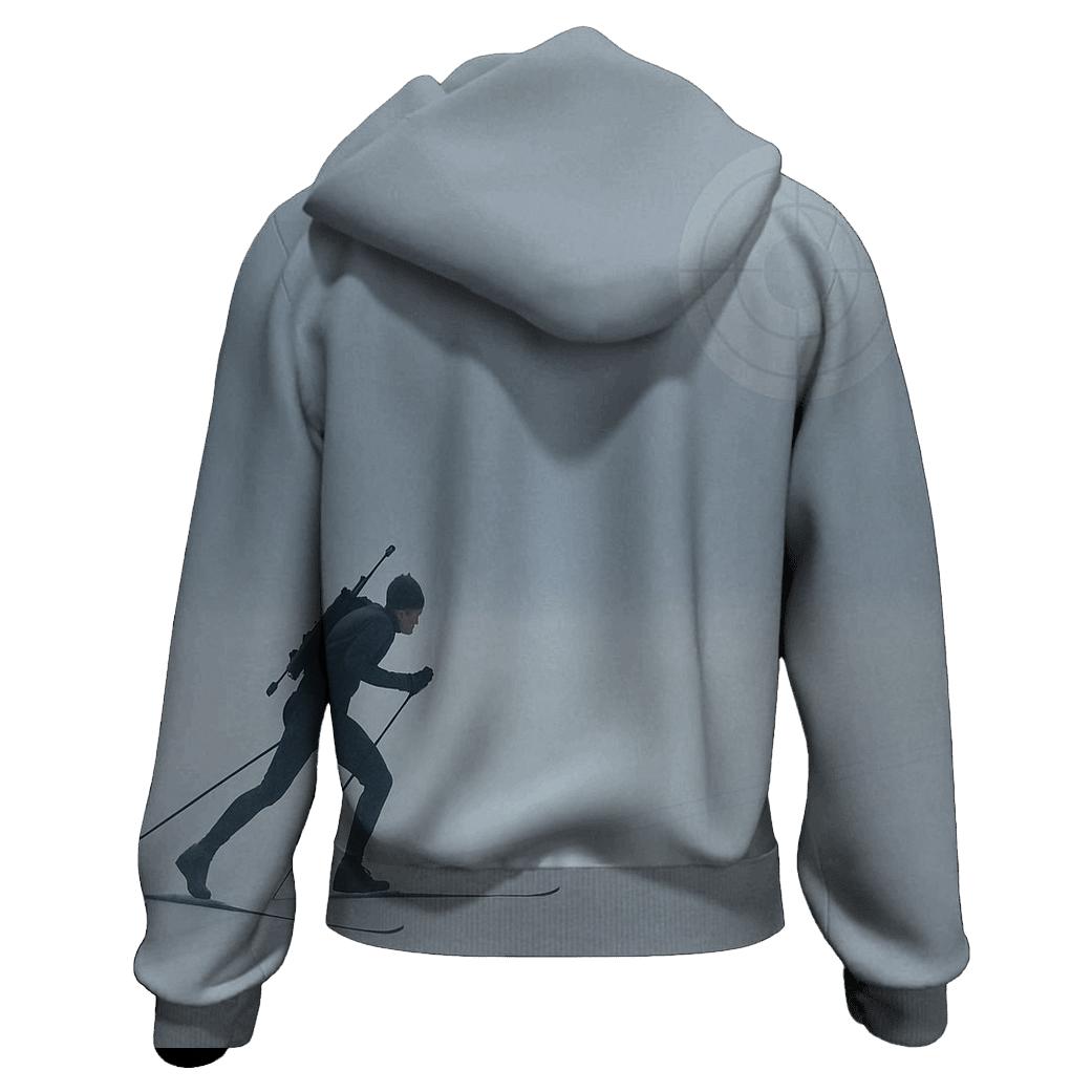 Nordic Biathlon Quiet Aim Norway zip-up hoodies