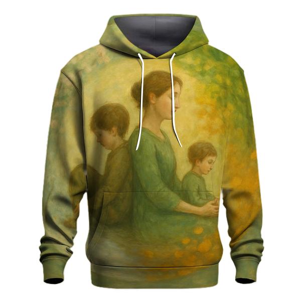 Her Patience The Slow Turning Of Seasons In One Heart embroidered hoodies