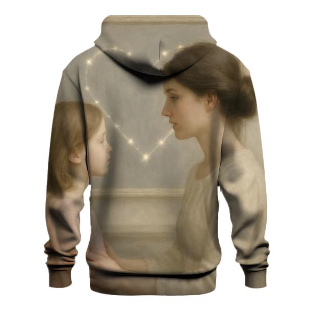 The Mirror She Never Held Up Only Reflected Love graphic hoodies