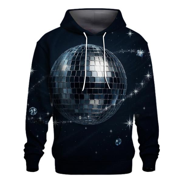 Midnight Disco Orbit zip-up hoodies