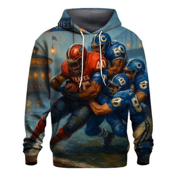 Riverboat Goal Line Stand On A Floating Field zip-up hoodies