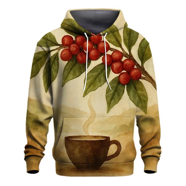Coffee Cherry Canopy zip-up hoodies
