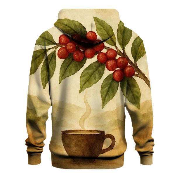 Coffee Cherry Canopy zip-up hoodies