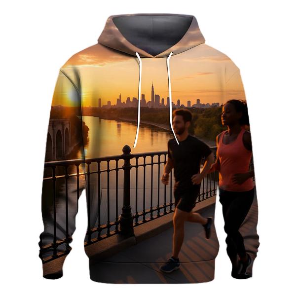 Harlem River Sunset From High Bridge Walkway hoodie trends
