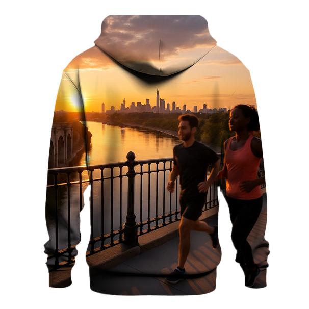 Harlem River Sunset From High Bridge Walkway hoodie trends