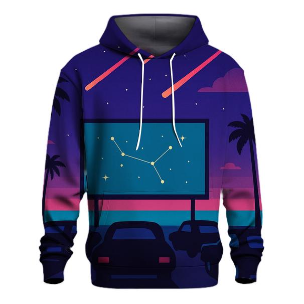 Drive In Meteor Shower Night hoodie styles