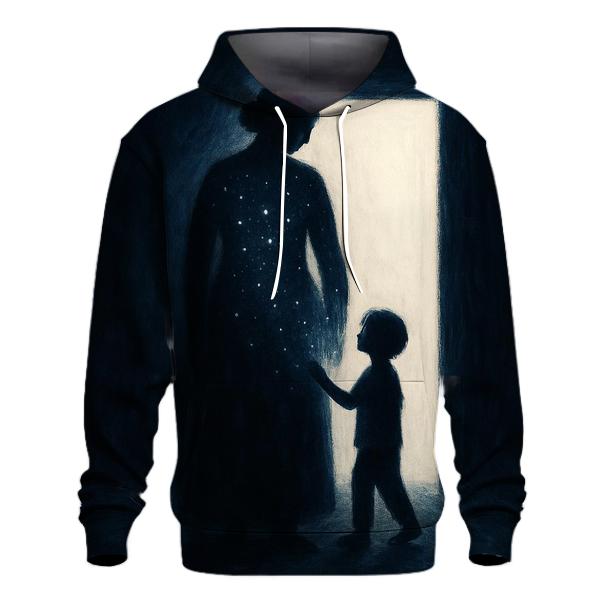 The Doorway She Became When Fear Had No Exit custom hoodies