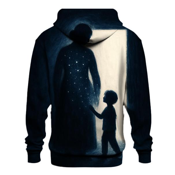 The Doorway She Became When Fear Had No Exit custom hoodies