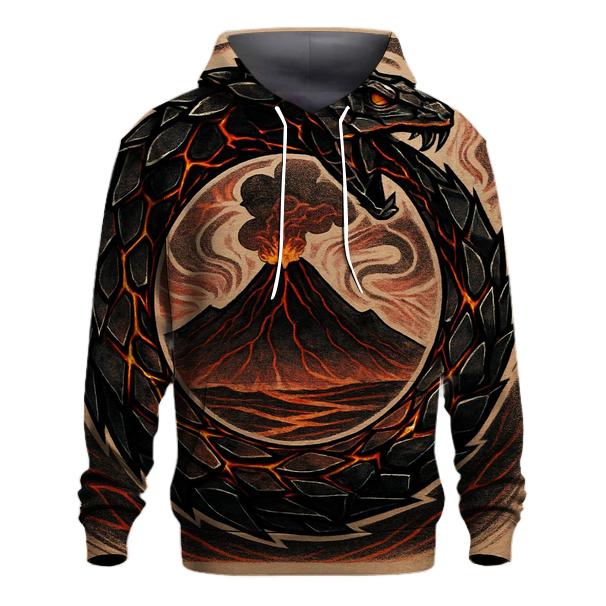 Volcanic Glass Ouroboros Smithing Mark hoodie styles